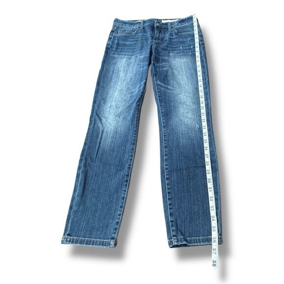 Pilcro and the Letterpress Stet Fit Blue Skinny Cropped Jeans Women’s Size 29 - Picture 6 of 14